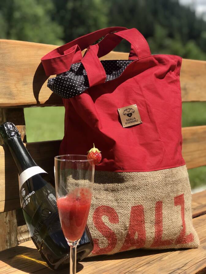 Salz Shopper rot Salz Shopper rot