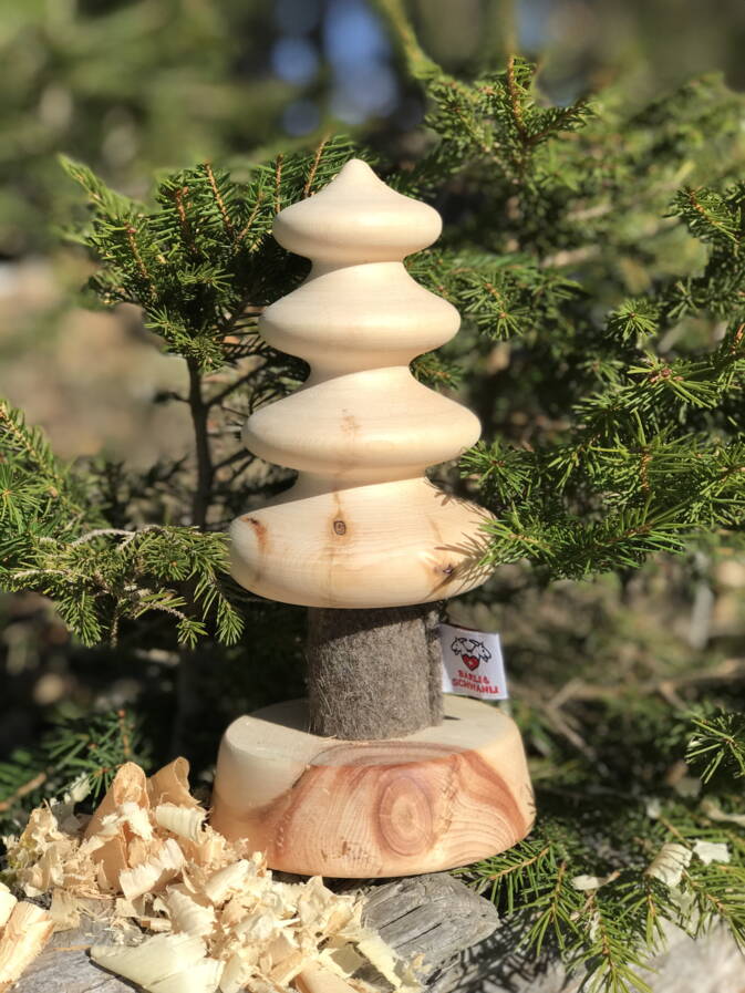 handgedrechselter Duftbaum aus Arvenholz + Duftöl handgedrechselter Duftbaum aus Arvenholz + Duftöl