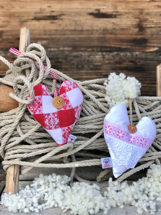 handgedrechselte Arvenholz Herzli handgedrechselte Arvenholz Herzli