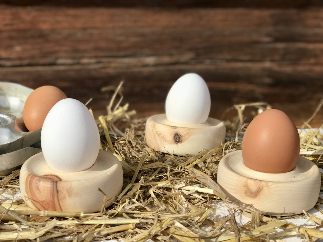 Eierbecher Arvenholz, handgedrechselt Eierbecher Arvenholz, handgedrechselt