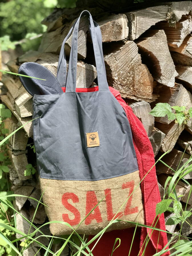 Salz Shopper grau