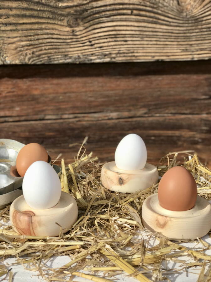 Eierbecher Arvenholz, handgedrechselt Eierbecher Arvenholz, handgedrechselt