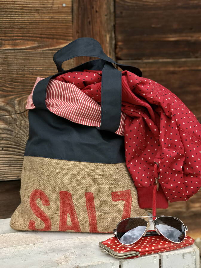 Salz Shopper rot Salz Shopper rot