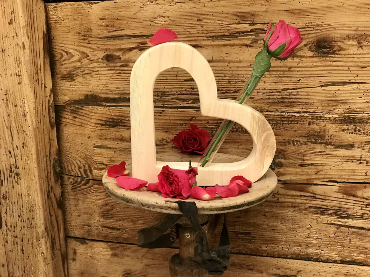  Arvenholz Herz Väsli