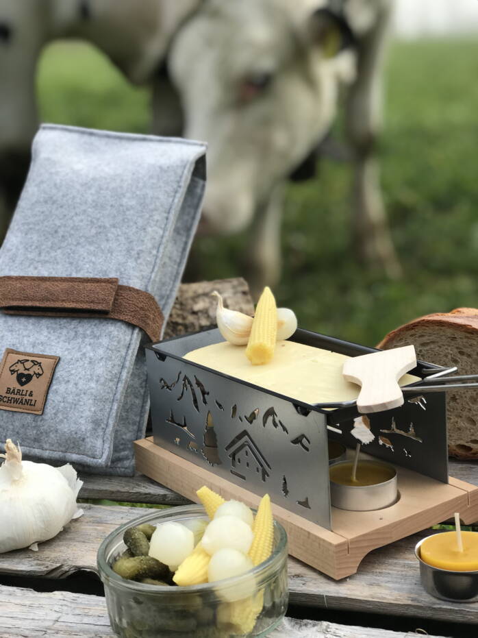 Outdoor Raclettset Landliebe (ohne Strom)mit Bienenwachsteelichtern